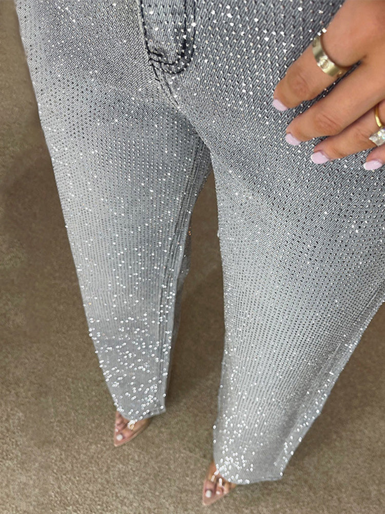 QUICKTRENDS™ – SHINY RHINESTONE JEANS