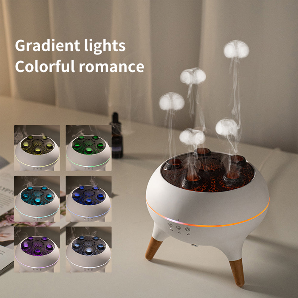 QUICKTRENDS™- 3D JELLYFISH FLAME AROMATHERAPY DIFFUSER