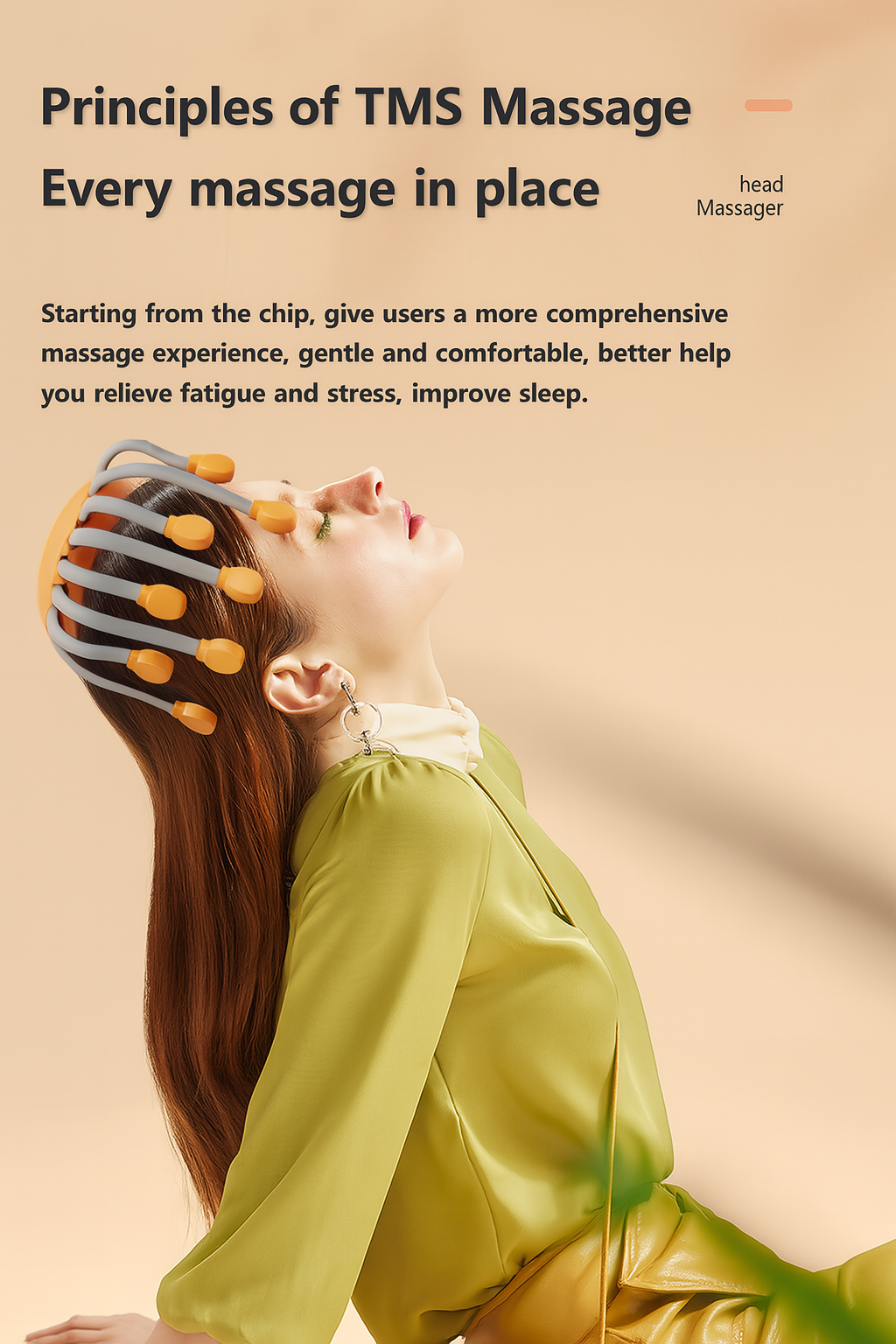 QUICKTRENDS™ – RED LIGHT HEAD MASSAGER OCTOPUS WITH 20 NODES
