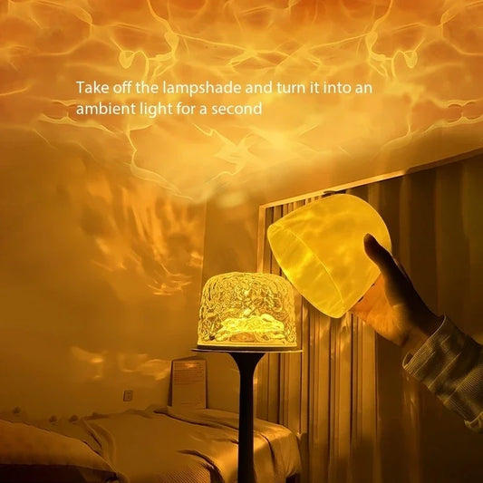 QUICKTRENDS™-LED CRYSTAL RIPPLE TABLE LAMP