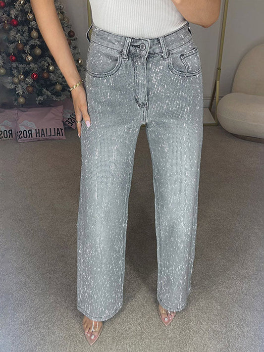 QUICKTRENDS™ – SHINY RHINESTONE JEANS