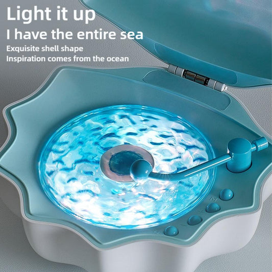 QUICKTRENDS™-LED SEASHELL AROMATHERAPY DIFFUSER & SPEAKER